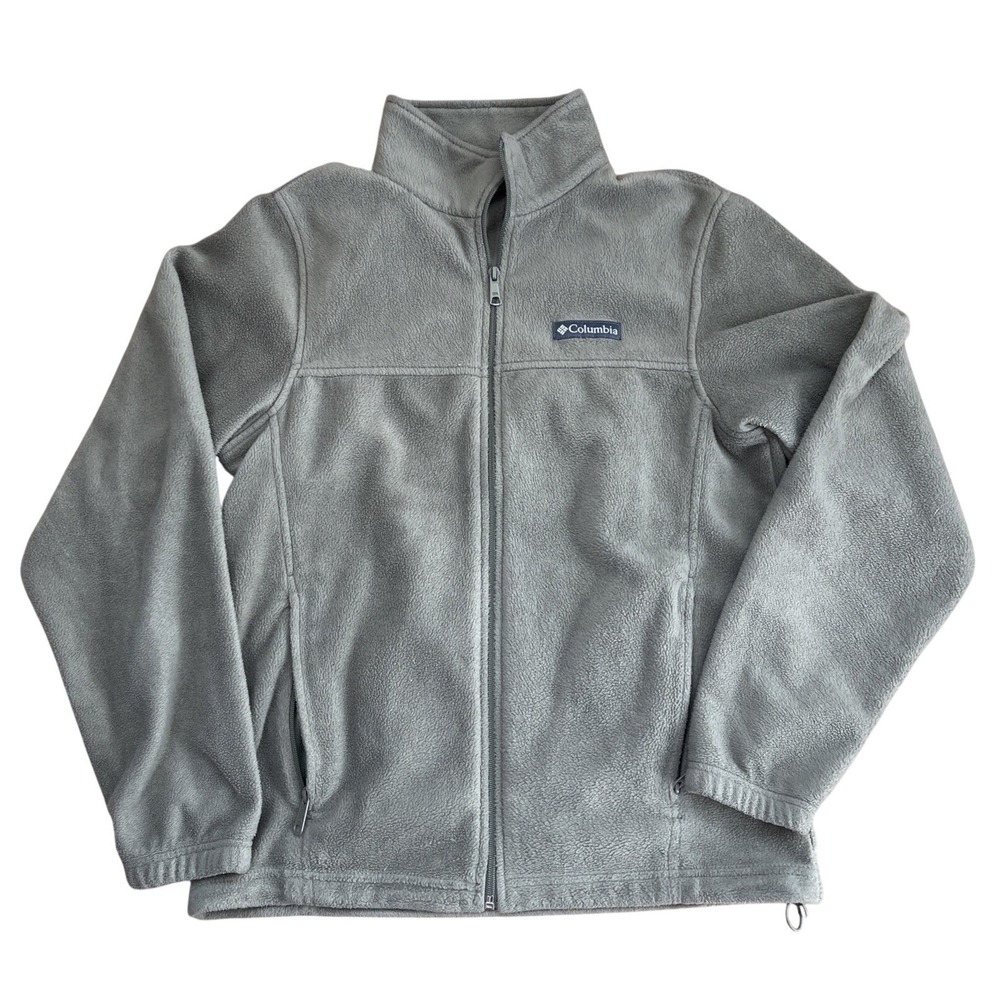 Columbia Green Basic Jacket Small Polyester Fleec… - image 1